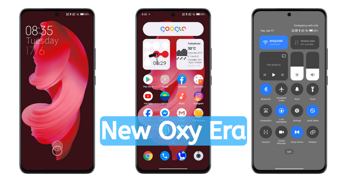 New Oxy Era Theme for HyperOS with Fingerprint Animation New Oxy Era Theme for HyperOS with Fingerprint Animation