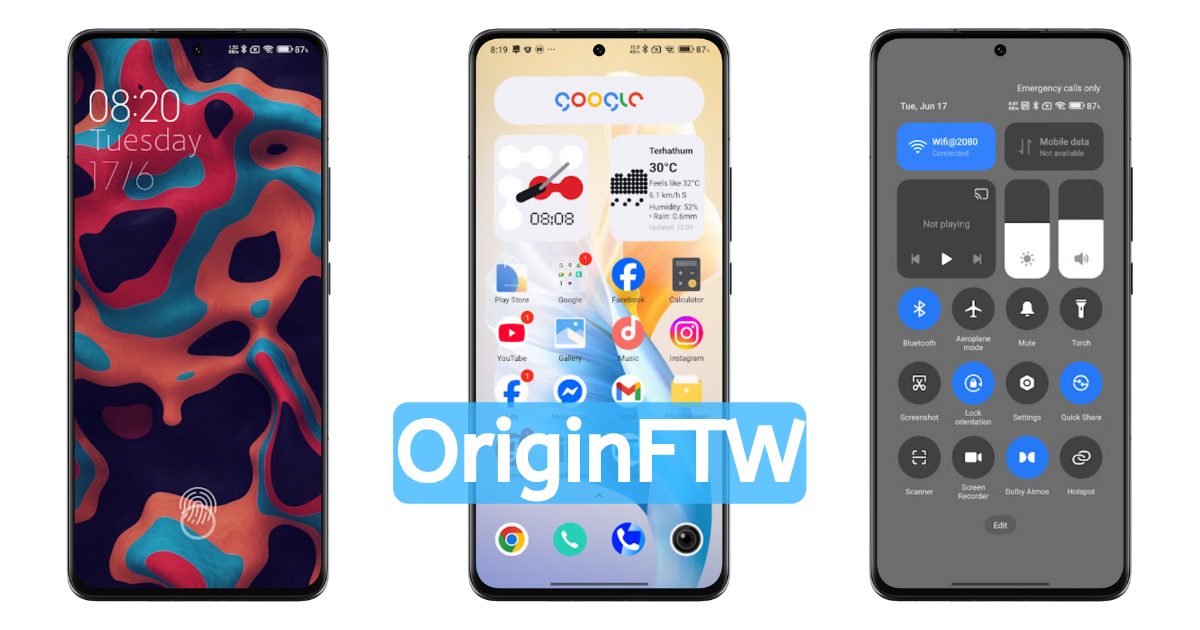 OriginFTW Theme with Fingerprint & Charging Animation OriginFTW Theme with Fingerprint & Charging Animation