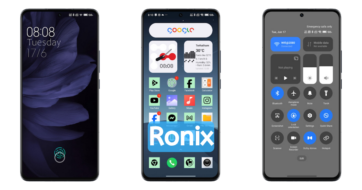Ronix Theme with Fingerprint Animation Ronix Theme with Fingerprint Animation